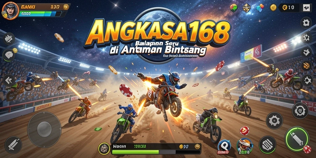 Gameplay balapan menegangkan di ANGKASA168 dengan grafik memukau.