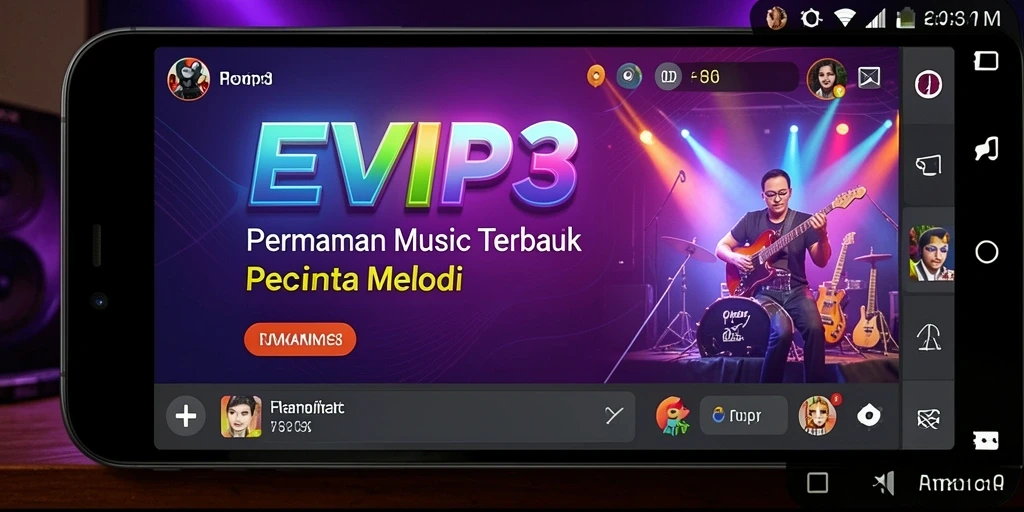 Tampilan gameplay EVIP3 yang menarik dan penuh warna.