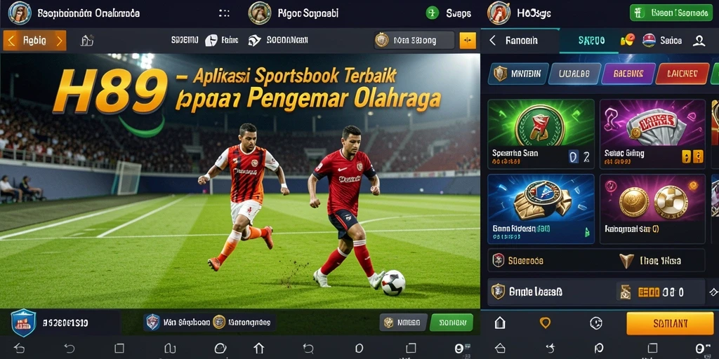 Tampilan menarik dan gameplay yang mendebarkan di H89.