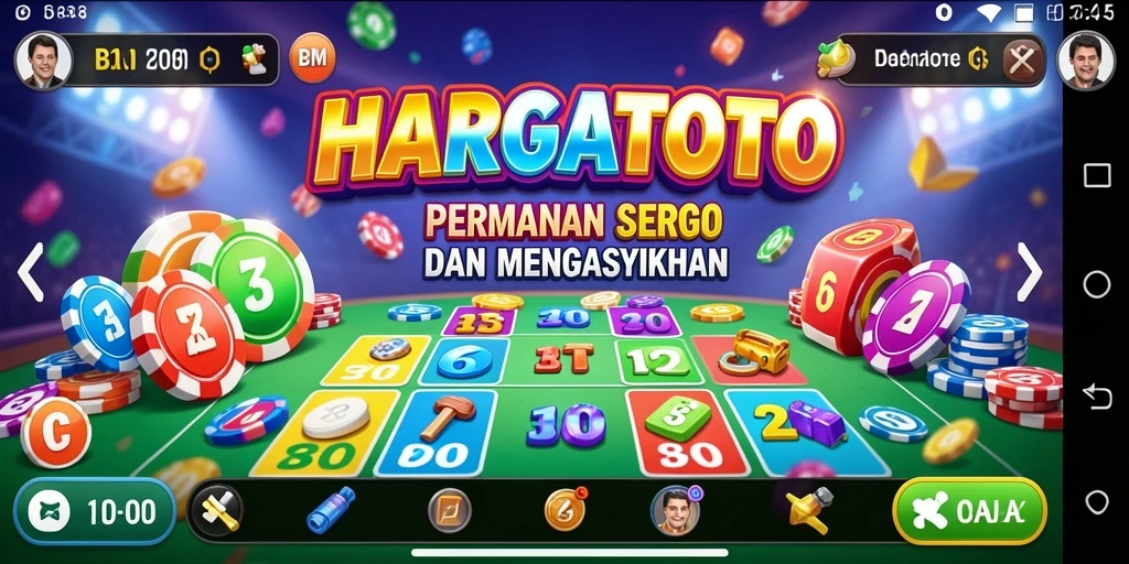 Tampilan gameplay HARGATOTO yang seru dan menantang di permainan Bingo.