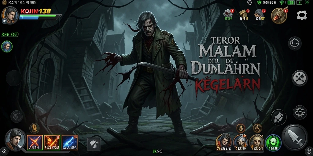 Menampilkan gameplay KOIN138 dengan suasana Horror yang mencekam.