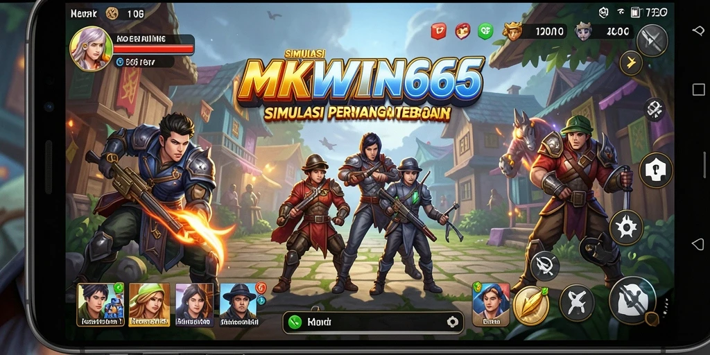 Tampilan gameplay MKWIN666 dengan elemen simulasi yang menarik.