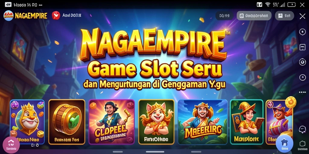 Tampilan menarik dari gameplay NAGAEMPIRE yang penuh warna.