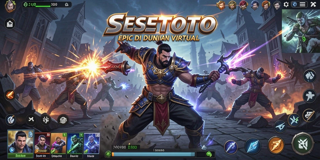 Gameplay SESETOTO menampilkan pertarungan dinamis dengan grafis menawan.